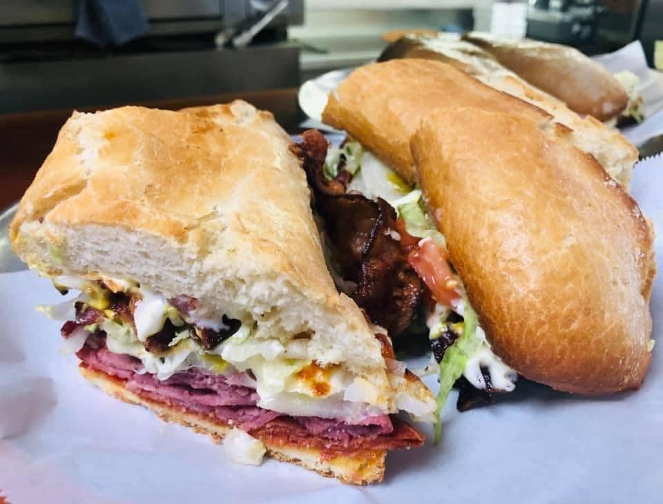 Stacked grinder sandwich